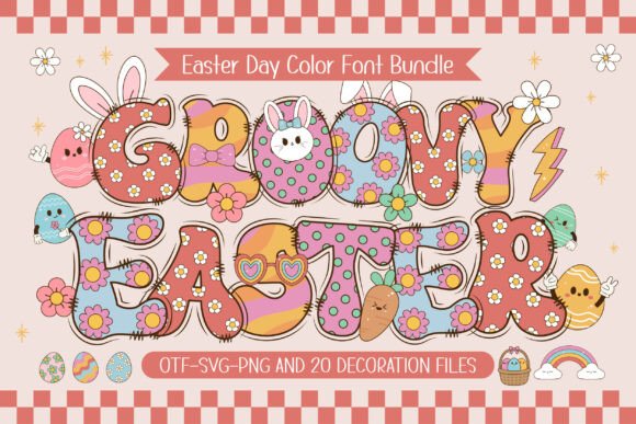 Bring Retro Charm to Your Spring Projects with Groovy Easter
