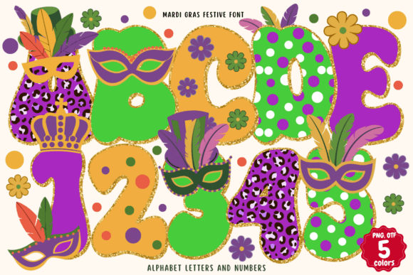 Celebrate in Style: Designing with Mardi Gras Festive Font