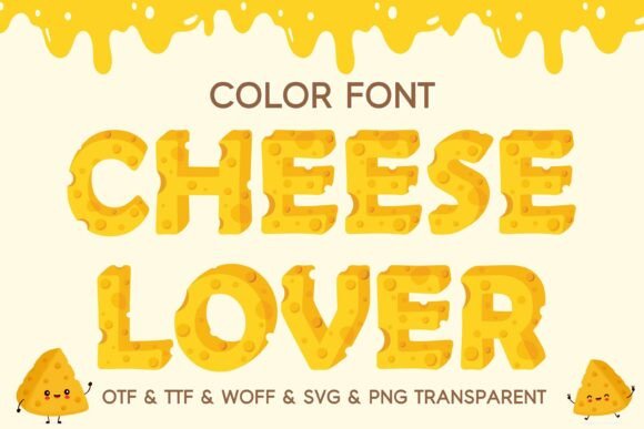 Cheese Lover: A Playful Typeface for Creative Projects