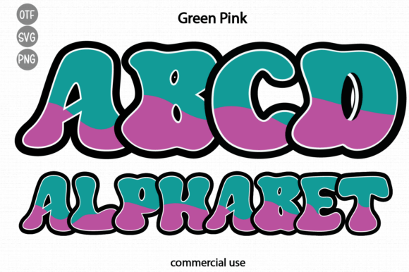 Green Pink: A Graffiti Font That Demands Attention