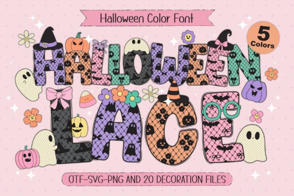 Halloween Lace: Where Spooky Meets Sweet in Your Designs