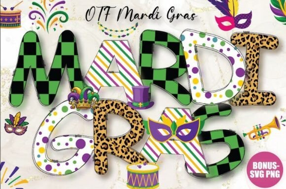 Infusing Festive Energy: The Mardi Gras Alphabets Pack