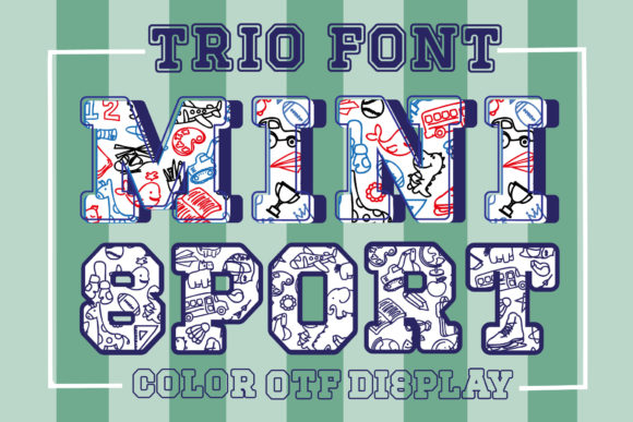 Mini Sport: The Playful Color Font for Kids' Projects