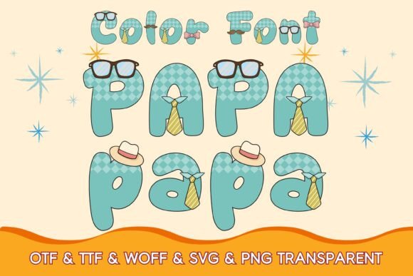 Papa Papa Font: A Playful Color Font for Every Creative Project