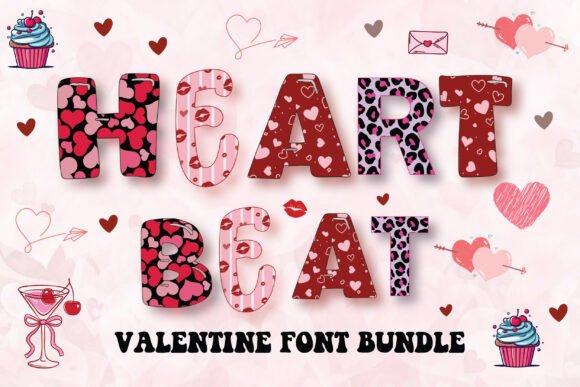 Sweet Valentine Pack: A Font Bundle for Charming, Love-Infused Designs