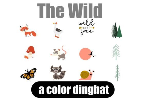 The Wild Color: A Playful Typeface for Animal-Inspired Branding